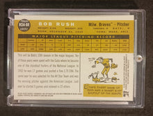 Load image into Gallery viewer, 2009 Topps Heritage BOB RUSH ROA-BR Blue Ink Signed Baseball Card ROA-BR
