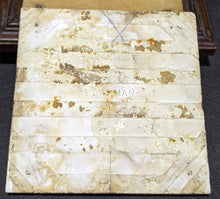 Load image into Gallery viewer, Vintage Ceramic Tile by Flaxman -- Footed Wood Base
