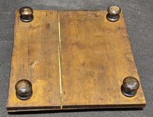 Load image into Gallery viewer, Vintage Ceramic Tile by Flaxman -- Footed Wood Base
