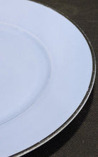 Load image into Gallery viewer, Blue With Platinum Rim Dinner Plate by Johann Haviland - 10&quot;
