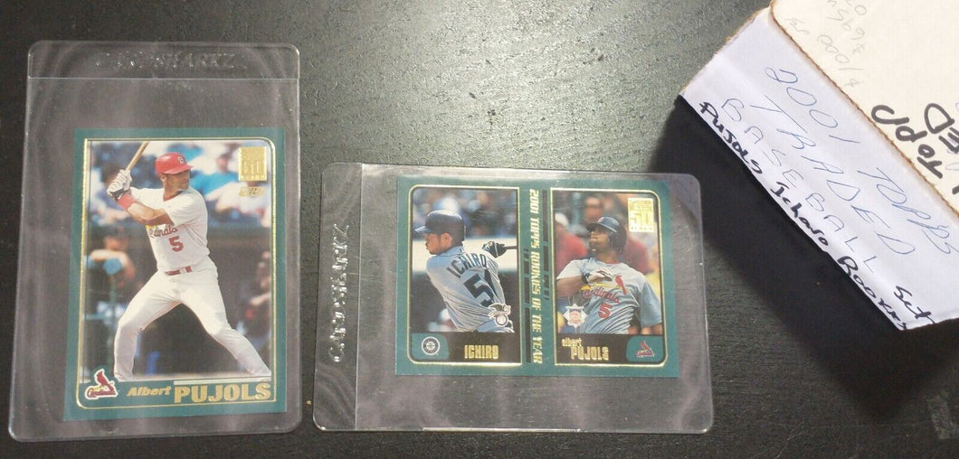 2001 Topps Traded Baseball Card Set with Albert Pujols & Ichiro Rookie Cards