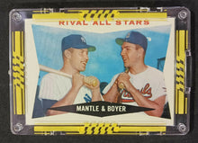 Load image into Gallery viewer, 1960 Topps Rival All Stars Mantle &amp; Boyer #160
