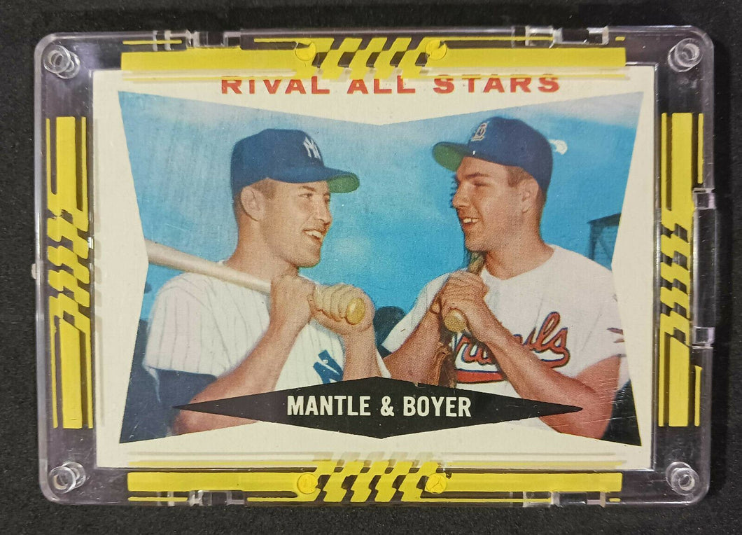 1960 Topps Rival All Stars Mantle & Boyer #160