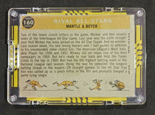 Load image into Gallery viewer, 1960 Topps Rival All Stars Mantle &amp; Boyer #160
