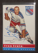 Load image into Gallery viewer, 1954 Topps Ivan Irwin #44 Hockey Card Signed with Certificate of Authenticity
