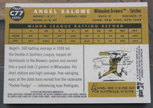 Load image into Gallery viewer, 2009 Topps Heritage Chrome Angel Salome Black Refractor SSP 20/60 C77
