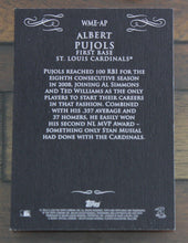 Load image into Gallery viewer, 2009 Topps Heritage Mayo Albert Pujols Baseball Card
