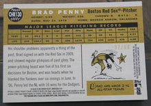 Load image into Gallery viewer, 2009 Topps Heritage Chrome Brad Penny Black Refractor SSP 37/60 CHR130
