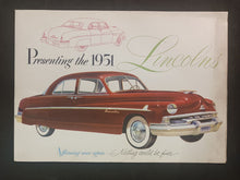Load image into Gallery viewer, 1951 Lincolns Brochure
