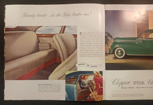 Load image into Gallery viewer, 1942 Packard Clippers Six and Eight Special and Custom Brochure Very Rare
