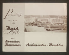 Load image into Gallery viewer, 1951 Nash Airflyte Ambassador Rambler Brochure
