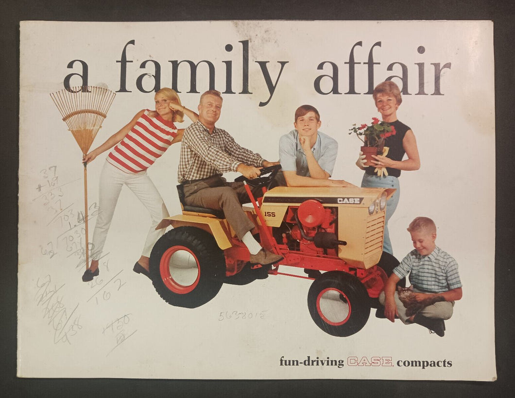 1966 a family affair fun-driving CASE. compacts brochure