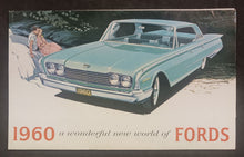 Load image into Gallery viewer, 1960 Fords Fairlane Vintage Brochure

