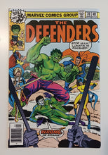 Load image into Gallery viewer, 1979 Marvel Comics The Defenders #70,71,72 and 73 Newsstand Lot
