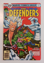Load image into Gallery viewer, 1976-77 Marvel Comics The Defenders #38,39,42,43 and 46 Newsstand Lots
