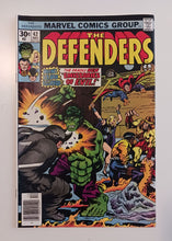 Load image into Gallery viewer, 1976-77 Marvel Comics The Defenders #38,39,42,43 and 46 Newsstand Lots
