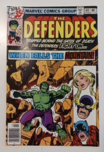 Load image into Gallery viewer, 1978 Marvel Comics The Defenders #67,68 and 69 Newsstand Lots
