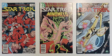 Load image into Gallery viewer, 1985 Star Trek #10,11 and 12 Newsstand
