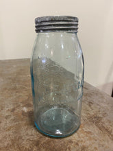 Load image into Gallery viewer, Vintage Eatons Toronto Crown Sealer Jar Aqua
