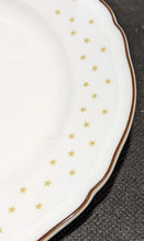 Load image into Gallery viewer, Ginori Bone China Bread &amp; Butter Plate -- Stars With Red Trim
