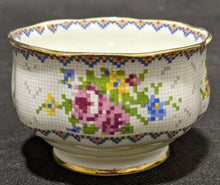 Load image into Gallery viewer, Royal Albert Bone China Tea Cup &amp; Saucer Set - Petit Point - Cream &amp; Sugar

