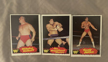Load image into Gallery viewer, WWF O Pee Chee Cards #1 Volkoff, #2 Muraco, #Atlas #3 1985
