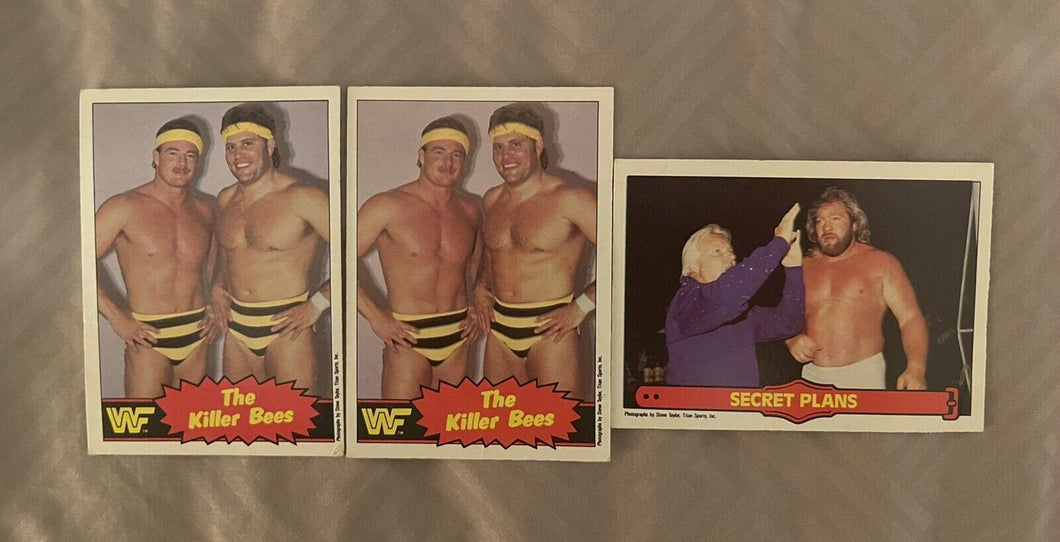 WWF Trading cards #46, #47 (3 cards total)