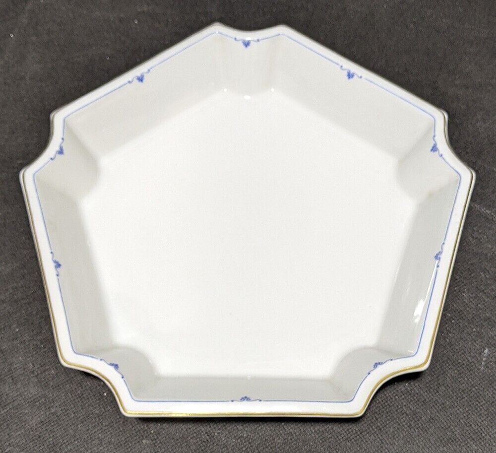 H & C Schlaggenwald Czechloslovakia China - 5 Sided Serving Plate / Dish