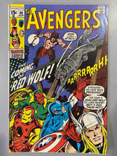 Load image into Gallery viewer, 1970 Marvel Comics The Avengers Issue 80 key 1st Red Wolf
