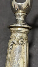 Load image into Gallery viewer, Silver Plate Handle Shank Bone Holder - Believe To Be Christofle

