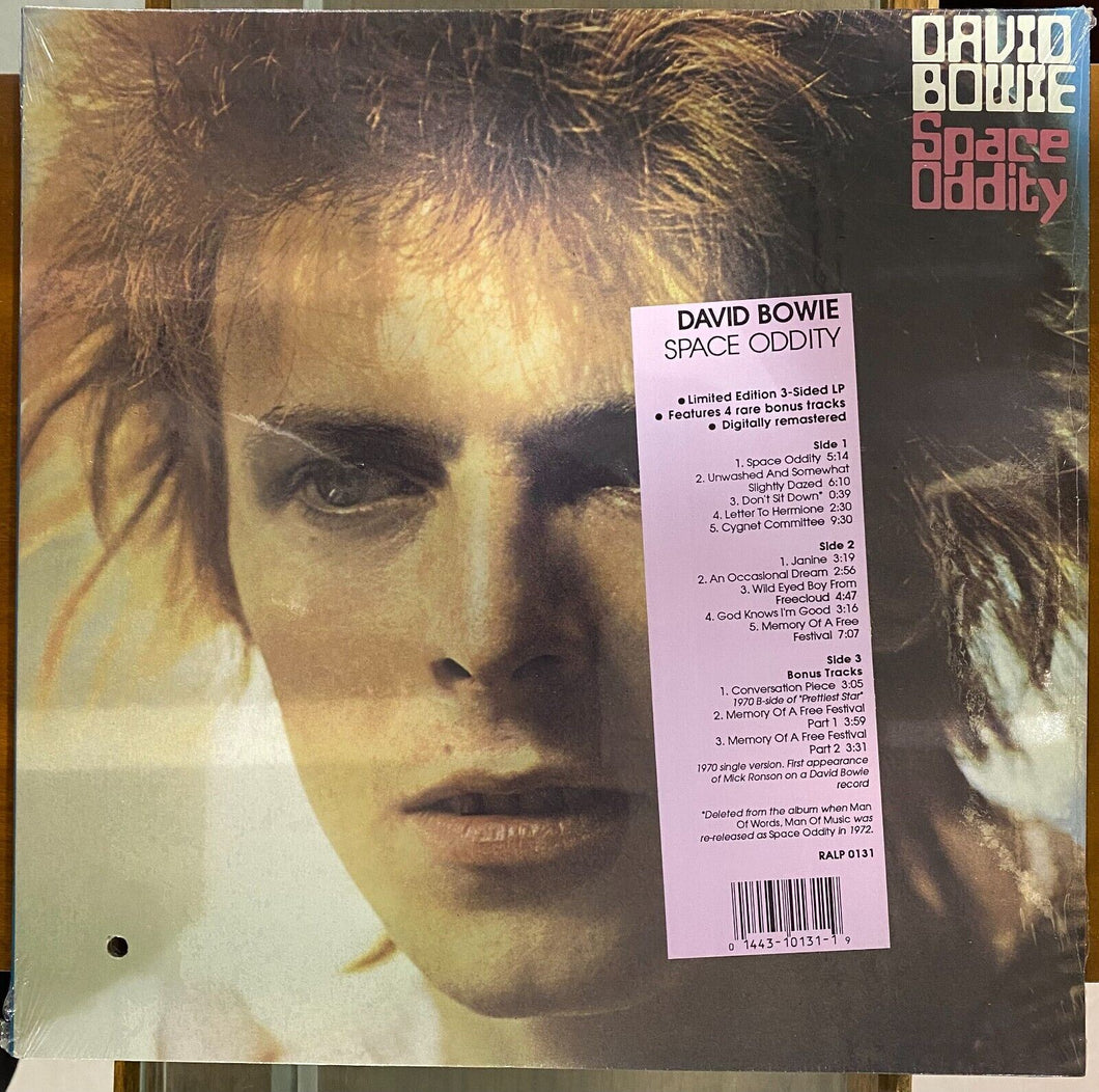1969 David Bowie Space Oddity Album 3 sided LP RALP 0131 Sealed