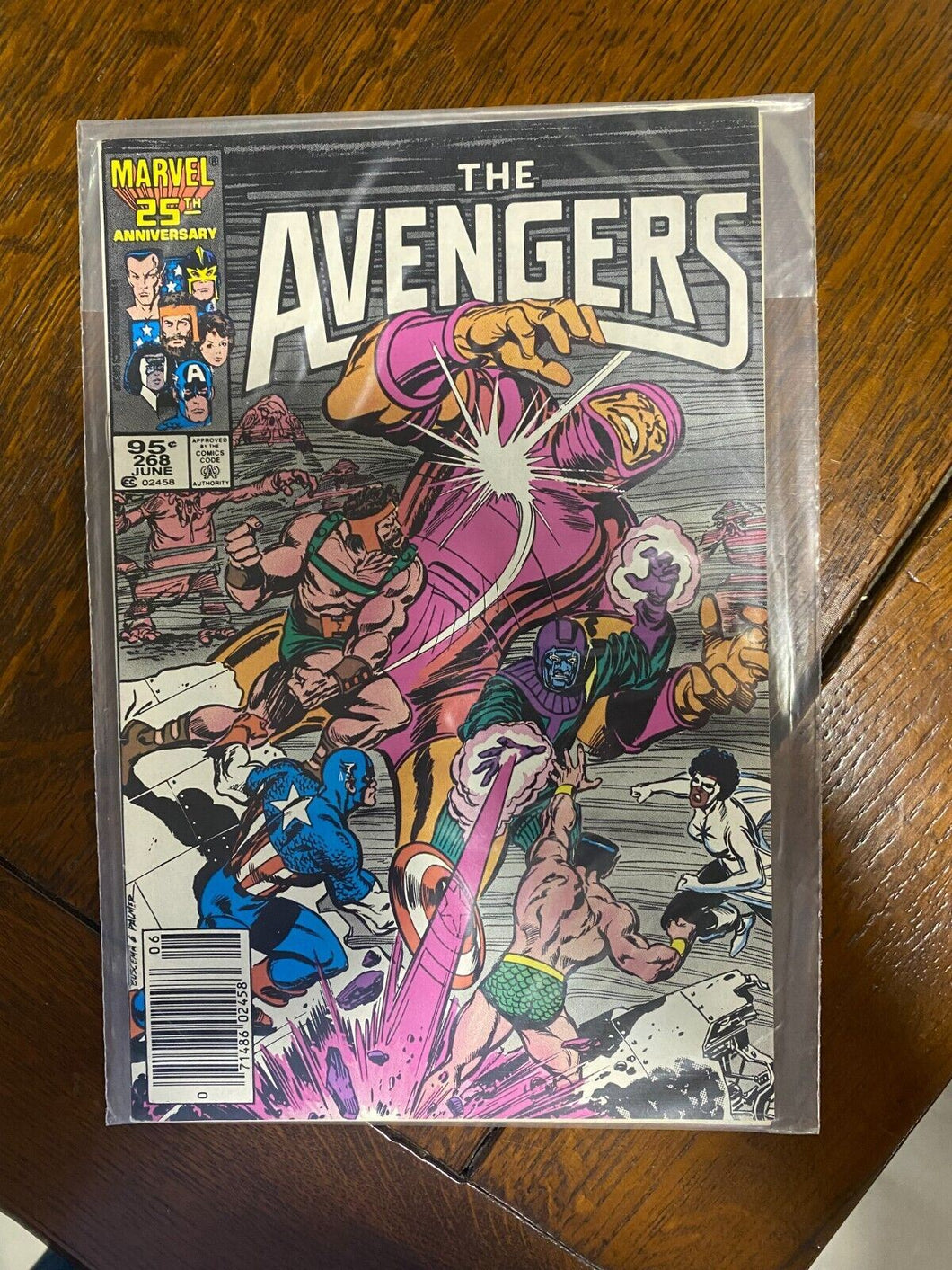 1986 Marvel Comics The Avengers Issue 268 CPV