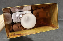 Load image into Gallery viewer, 2 Beautiful Hard Wired, Copper Based Shade Pendant Lights Art Deco  / MCM
