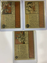 Load image into Gallery viewer, 2011 Topps Heritage 50th Anniversary 1962 Buybacks L.A Dodgers lot 3 cards
