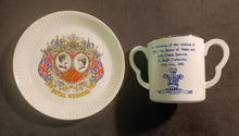 Load image into Gallery viewer, 1981 Royal Wedding Celebration Prince Charles &amp; Lady Diana Spencer Mug and Plate
