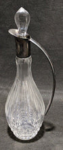 Load image into Gallery viewer, Vintage Silver Plated Handle / Spout Glass Bottle With Stopper - WMF
