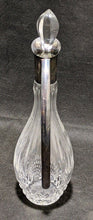 Load image into Gallery viewer, Vintage Silver Plated Handle / Spout Glass Bottle With Stopper - WMF
