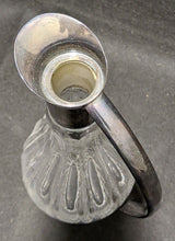 Load image into Gallery viewer, Vintage Silver Plated Handle / Spout Glass Bottle With Stopper - WMF
