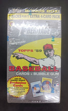 Load image into Gallery viewer, 2008 Topps Heritage &#39;59 Baseball Cards Hobby High#s 7+1 Extra Packs Box (Sealed)
