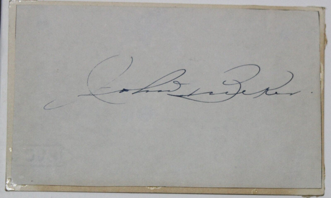 John W. Bricker Autographed Cut (Governor of Ohio, 1939-1945)
