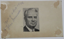 Load image into Gallery viewer, John W. Bricker Autographed Cut (Governor of Ohio, 1939-1945)
