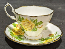 Load image into Gallery viewer, Royal Albert Bone China 3 Pc. Dessert Set - Tea Rose - Yellow
