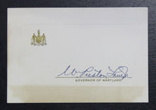 Load image into Gallery viewer, William Preston Lane Jr. Autograph (Governor of Maryland, 1947-1951)
