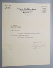 Load image into Gallery viewer, 1947 Autograph Melvin Price Signed Congress of the United States (with envelope)
