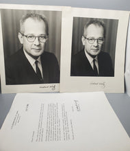 Load image into Gallery viewer, 1966 Autographed Photographs Secretary of Labor Willard Wirtz Signed
