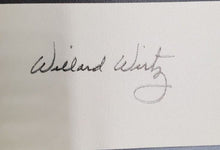 Load image into Gallery viewer, 1966 Autographed Photographs Secretary of Labor Willard Wirtz Signed

