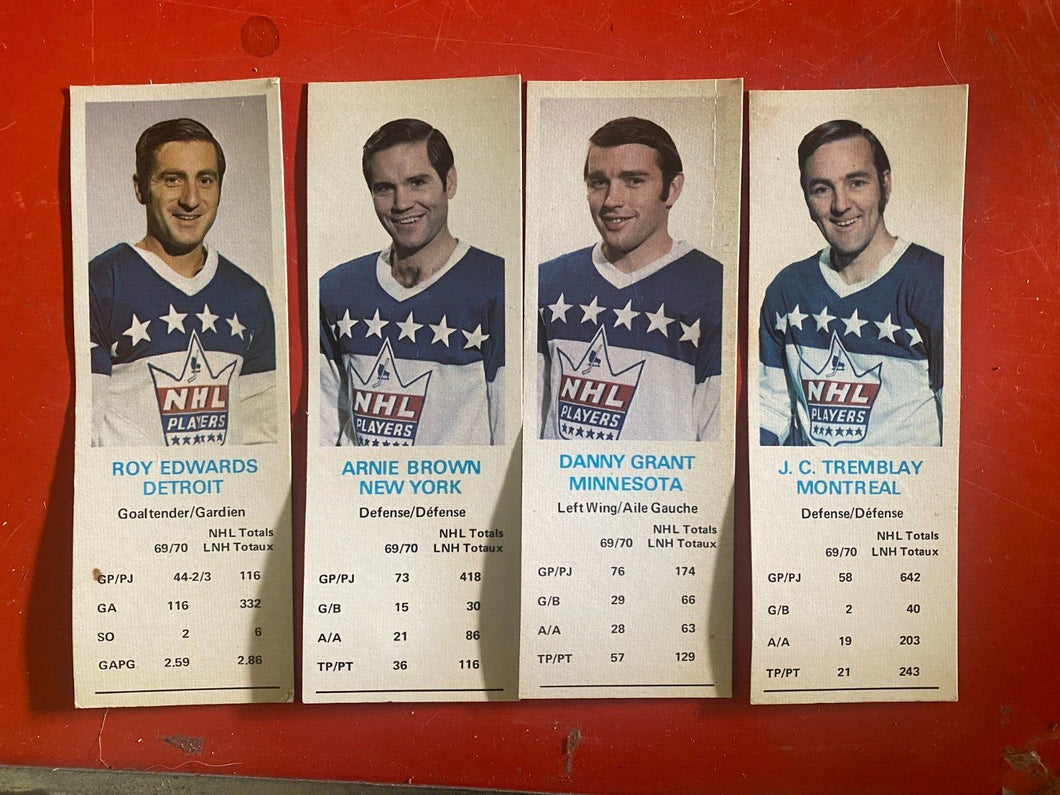 1970 Dad's Cookie lot of 4 cards