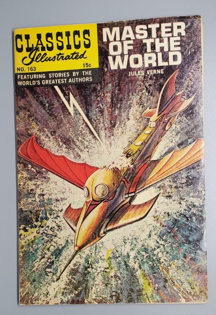 1961 Classics #163 HRN 163 1st Edition VG+5.0 Master of The World by Jules Verne
