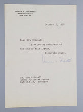 Load image into Gallery viewer, 1958 United Nations Ambassador to Nato Autograph Signed
