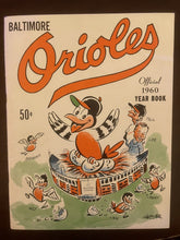 Load image into Gallery viewer, 1960 Baltimore Orioles Official Baseball Yearbook Player Caricatures Cover
